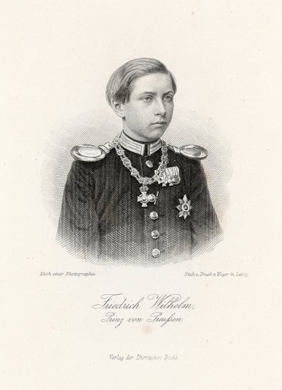 Friedrich Wilhelm, Prinz von Preußen (1859-1941) in der 